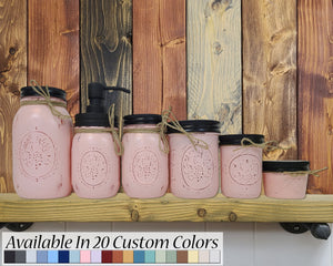 Custom Kitchen Jars - Mason Jar Crafts Love