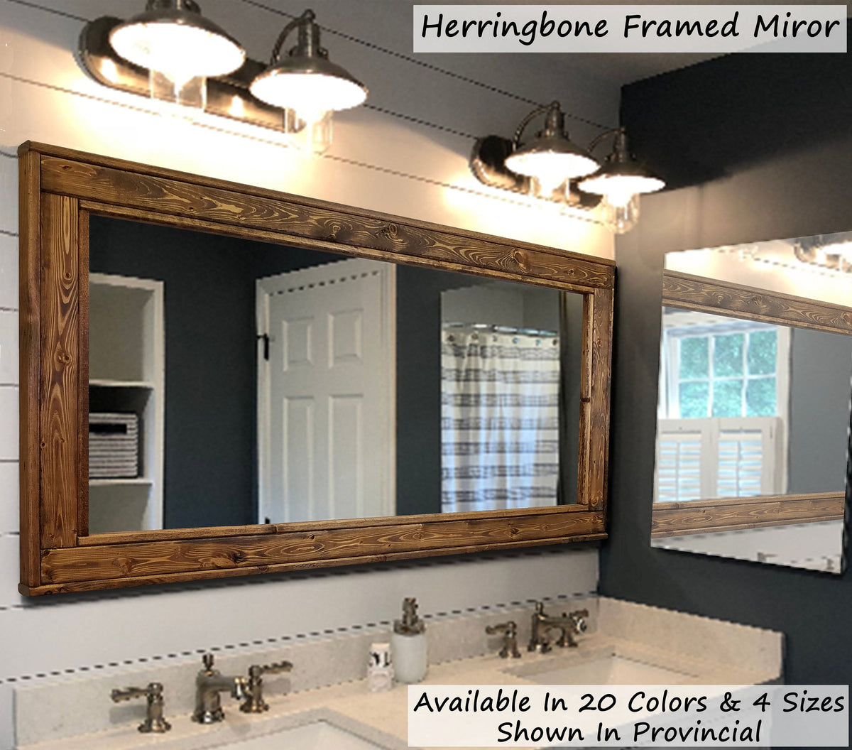 Herringbone Wood Tile Stain Samples – Renewed Decor & Storage