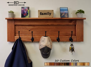 Decorative Hook Coat Home Metal Storage Rack Hallway Wall Clothes